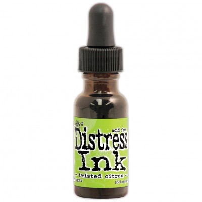 Distress ink Reinkers - Tim Holtz- couleur «Twisted citron»
